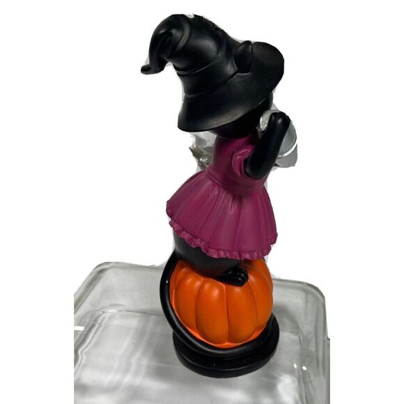 Yankee Candle Halloween Black Cat Bartender Witch Tea Light Holder *Sophia* - Picture 5 of 10